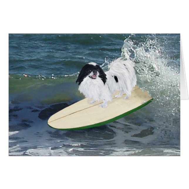 Japanse Chin Surfen (Voorkant Horizontaal)