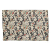 Japanse Chiyogami Ninja Pattern Kussensloop (Voorkant)