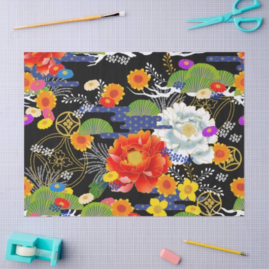 Japanse chiyogami tissuepapier (Craft)