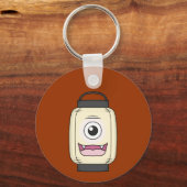 Japanse Chochin-obake (Papieren Lantern Ghost) Sleutelhanger (Achterkant)