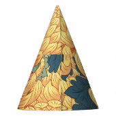 Japanse chrysanten: geel bloemmotief. feesthoedjes (Achterkant)