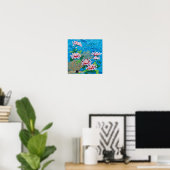 Japanse chrysanten naar Van Gogh Poster (Thuiskantoor)