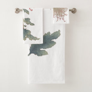 Japanse Chrysanthema Bad Handdoek