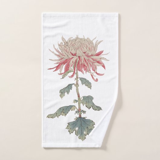 Japanse Chrysanthema Bad Handdoek (Handdoek)