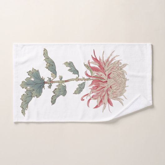 Japanse Chrysanthema Bad Handdoek (Handdoek)