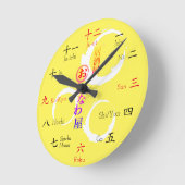 Japanse cijfers 2 ronde klok (Hoek)