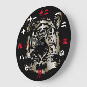 Japanse cijfers grote klok (Hoek)