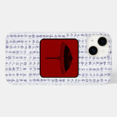 Japanse Clan Kamon Kanji Script Paraplu Case-Mate iPhone Case (Achterkant (horizontaal))