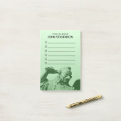 Japanse Crow Tengu Yokai Checklist Post-it® Notes (Op bureau)