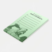 Japanse Crow Tengu Yokai Checklist Post-it® Notes (Schuin)