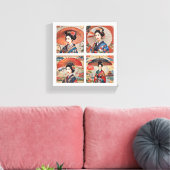 Japanse cultuur canvas afdruk (Insitu (Woonkamer))