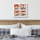 Japanse cultuur canvas afdruk (Insitu (Slaapkamer))