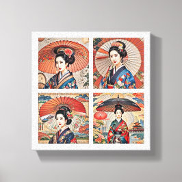 Japanse cultuur canvas afdruk