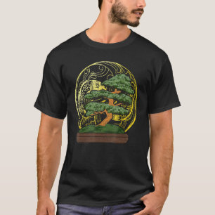 Japanse Cultuur Esthetisch Zen Boeddhistische Vis T-shirt