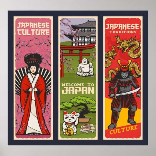 Japanse cultuur poster (Voorkant)