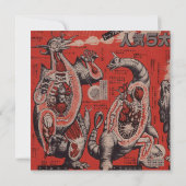  Japanse Cutaway Monster Flat Kaart (Achterkant)