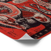  Japanse Cutaway Monster Poster (Hoek)