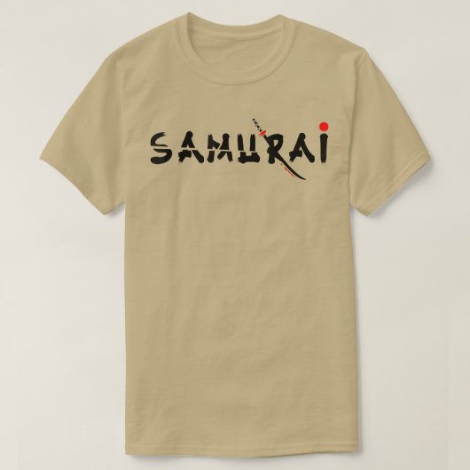 Japanse Cyber samurai-zwaardwarrior esthetische Gr T-shirt (Design voorkant)