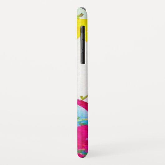 Japanse dagleugens - magenta, geel blauw Case-Mate iPhone case (Achterkant/links)