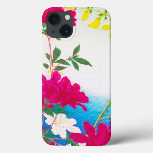 Japanse dagleugens - magenta, geel blauw Case-Mate iPhone case (Achterkant)