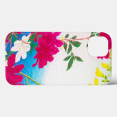 Japanse dagleugens - magenta, geel blauw Case-Mate iPhone case (Achterkant (horizontaal))