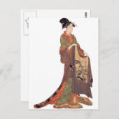 Japanse dame briefkaart (Voorkant / Achterkant)