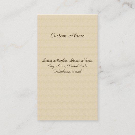 Japanse dame Geisha Portret Art Business Visitekaartje (Achterkant)