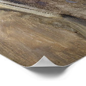 Japanse dame met een fan van George Hardy Poster (Hoek)