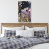 Japanse dame met een ventilator van George Henry Canvas Afdruk (Insitu (Slaapkamer))