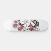 Japanse dame persoonlijk skateboard (Horizontaal)