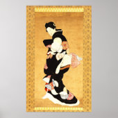 Japanse dame poster (Voorkant)