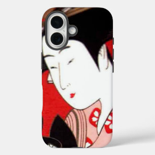 Japanse dame theeserviceremonie   Zen Kunstprint iPhone 16 Hoesje