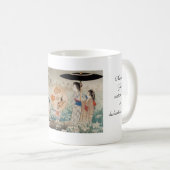  japanse dames met paraplu koffiemok (Voorkant rechts)