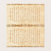  japanse dames met paraplu visitekaartje (Binnenkant ongevouwen)