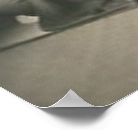 japanse dames op de vloer poster (Hoek)