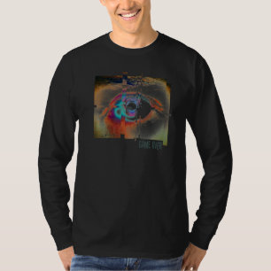 Japanse dampgolf die oog kijkt boven Indie Ae T-shirt