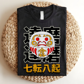 Japanse Daruma Doll Succes Tri-Blend Shirt