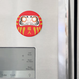 Japanse Daruma (geen ogen) Magneet