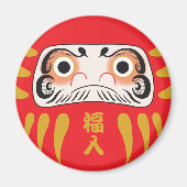 Japanse daruma (met ogen) magneet (Voorkant)