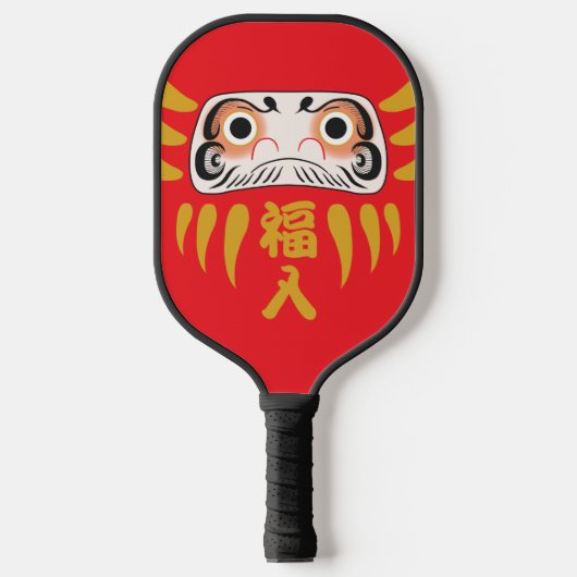 Japanse Daruma - Veel succes Pickleball Paddle (Voorkant)