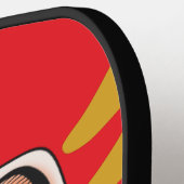 Japanse Daruma - Veel succes Pickleball Paddle (Links Detail)