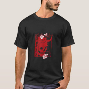 Japanse demon art gezicht Skull duivel oni harajuk T-shirt