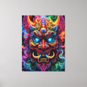 Japanse Demon Canvas Print (Voorkant)