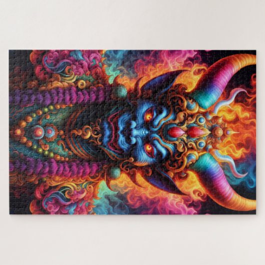 Japanse Demon Jigsaw Puzzel (Horizontaal)