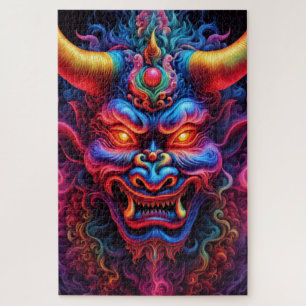 Japanse Demon Jigsaw Puzzel