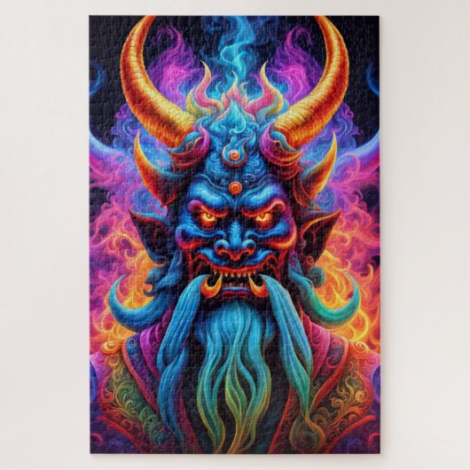 Japanse Demon Jigsaw Puzzel (Verticaal)