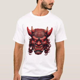 Japanse Demon Masker – Symbool van Angst en K T-Sh T-shirt