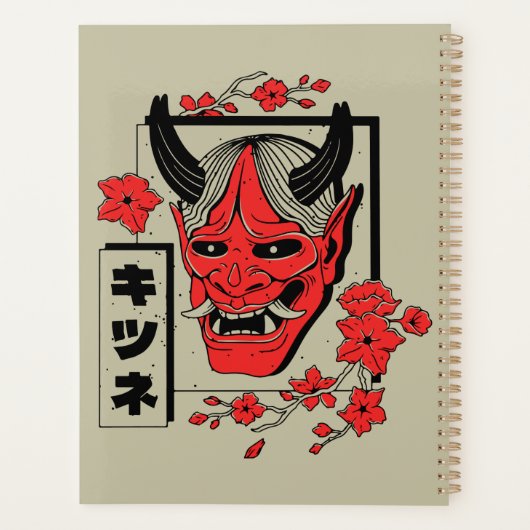 Japanse demon planner (Achterkant)