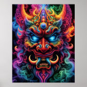 Japanse demon poster (Voorkant)