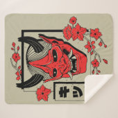 Japanse demon sherpa deken (Voorkant (horizontaal))